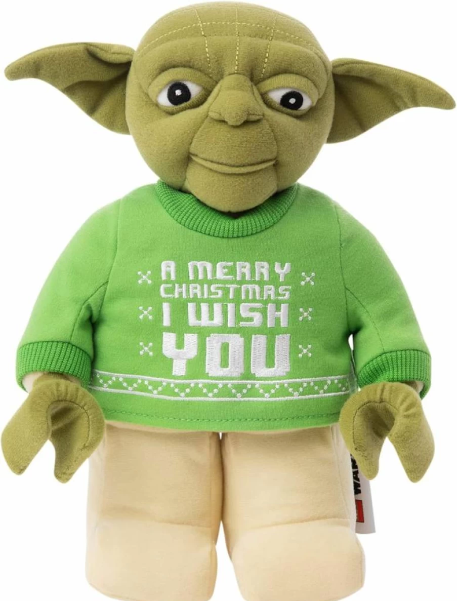 LEGO Star Wars Yoda Holiday Plush Toy by Manhattan Toy - Official Character Collectible
