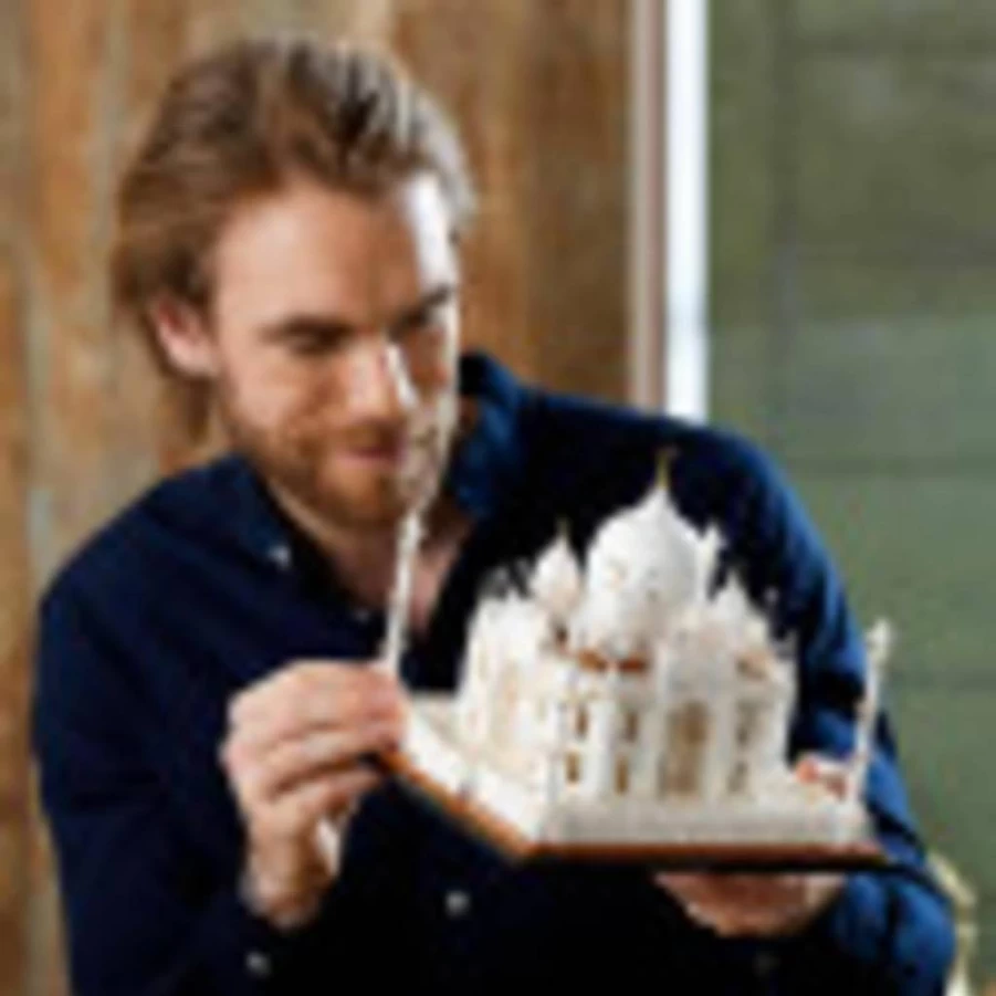 LEGO Architecture Taj Mahal 21056 Building Kit for Adults - Collectible Landmark Model, Creative Home Decor Gift for Architects & Builders
