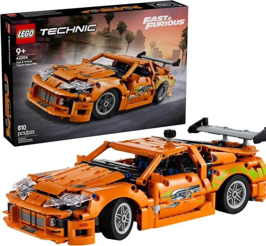 LEGO Technic Toyota Supra MK4 Fast & Furious 42204 Building Kit for Kids & Adults - Realistic Model Car with Engineering Details - Creative Gift for Car Fans Ages 9+