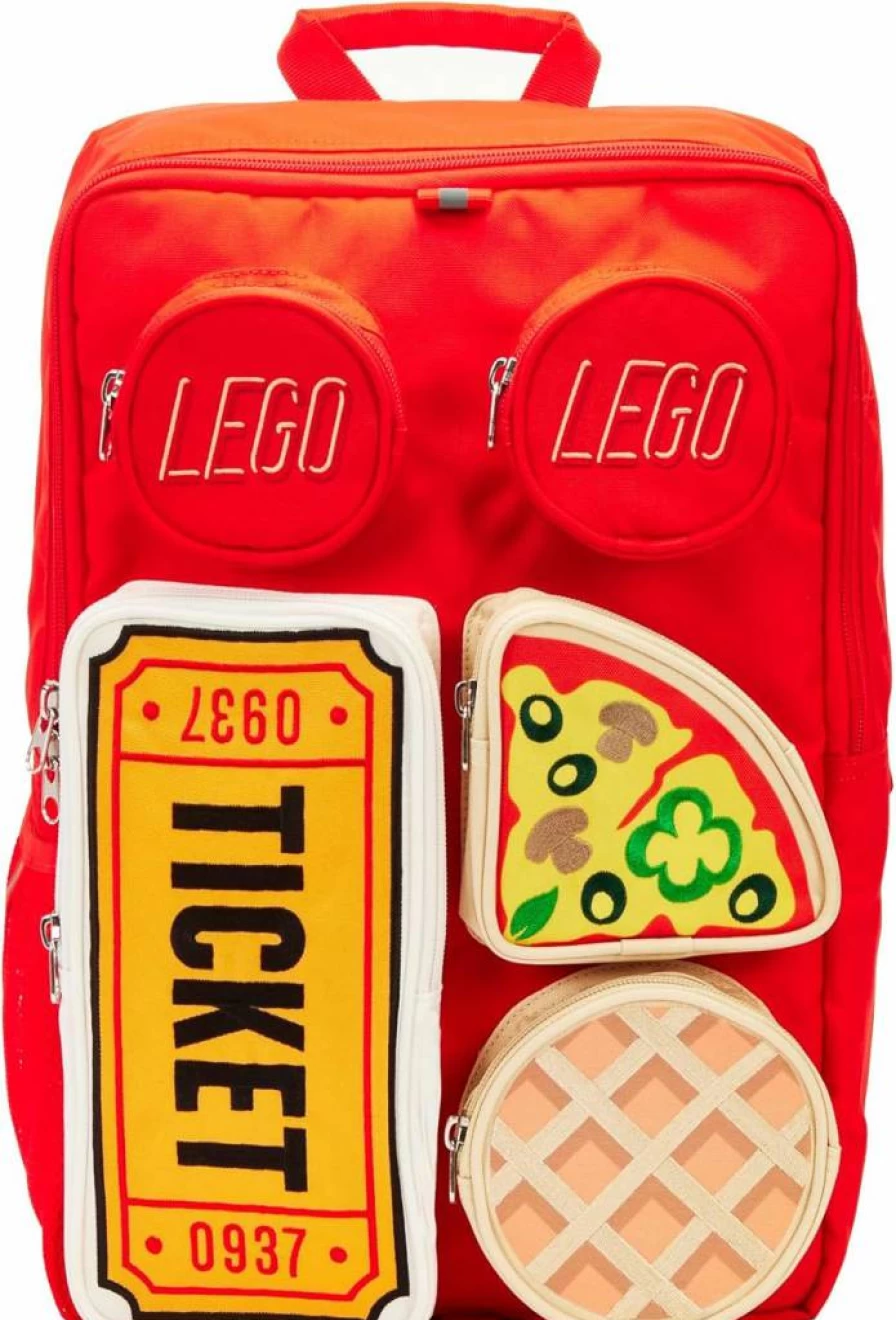 LEGO Red Brick Tile Backpack - Official LEGO Brand Backpack for Kids & Adults