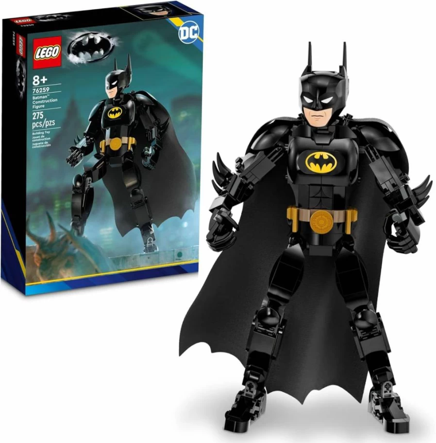 LEGO DC Batman 76259 Buildable Action Figure with Movable Joints, Cape & Movie Details from Batman Returns, Collectible Toy for Kids Ages 8+