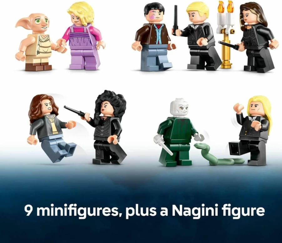 LEGO Harry Potter Malfoy Manor 76453 Building Set with 9 Minifigures, Collectible Construction Toy for Kids Ages 10+, Perfect Gift for Harry Potter Fans