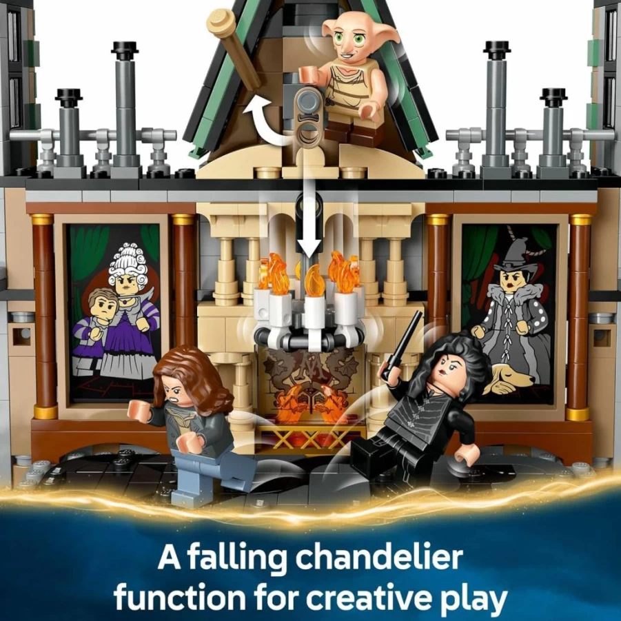 LEGO Harry Potter Malfoy Manor 76453 Building Set with 9 Minifigures, Collectible Construction Toy for Kids Ages 10+, Perfect Gift for Harry Potter Fans