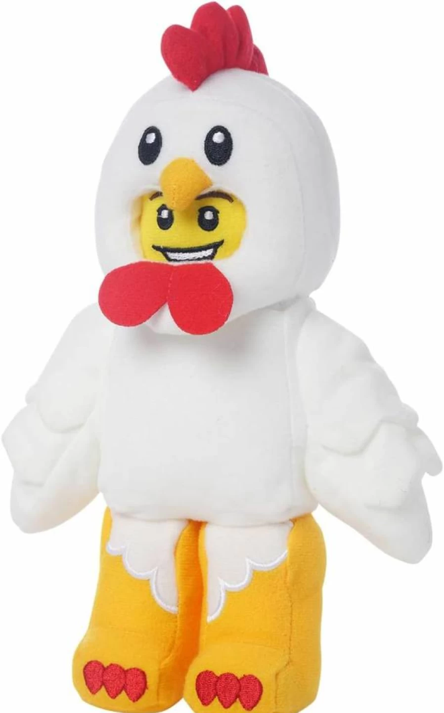 Manhattan Toy Lego Minifigure Chicken Suit Guy 9 Inch Plush Stuffed Animal Toy