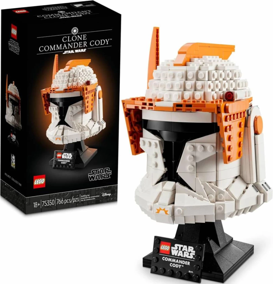 LEGO Star Wars Clone Commander Cody Helmet 75350 Building Set for Adults - Collectible Display Model with Authentic Details, Perfect Gift for Fans of The Clone Wars Memorabilia