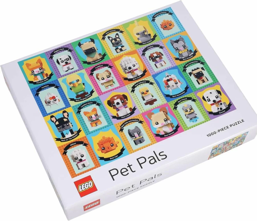 Chronicle Books Mona Lisa 1000-Piece Lego Puzzle - Masterpiece Collection for Adults