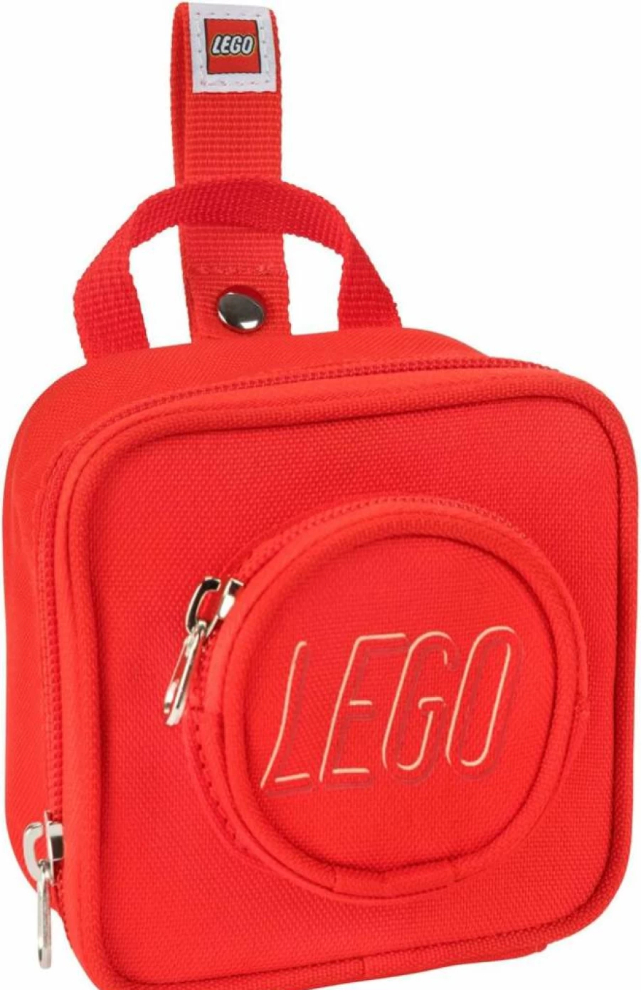 LEGO Mini Backpack for Kids - Black Brick Design School Bag, One Size