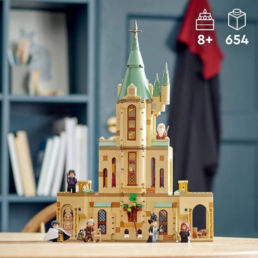 LEGO Harry Potter 76402 Hogwarts Castle Dumbledore's Office Building Set with Sorting Hat, Sword of Gryffindor & 6 Minifigures for Kids Ages 8+ (76402)