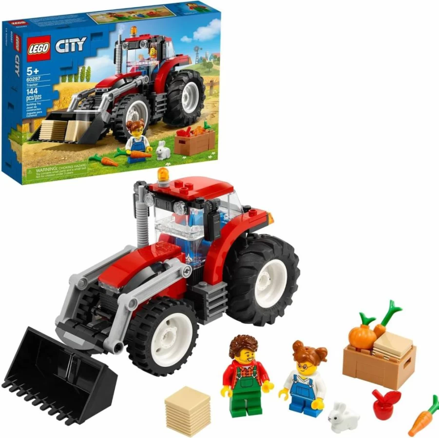 LEGO City Great Vehicles Tractor Building Set 60287 - 148 Pieces STEM Toy for Kids, Boys & Girls Ages 5+ | Creative Construction Play