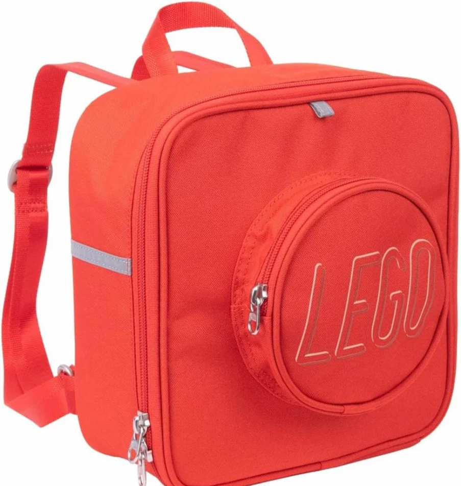 LEGO Light Pink Small Brick Building Blocks Backpack for Kids and Adults