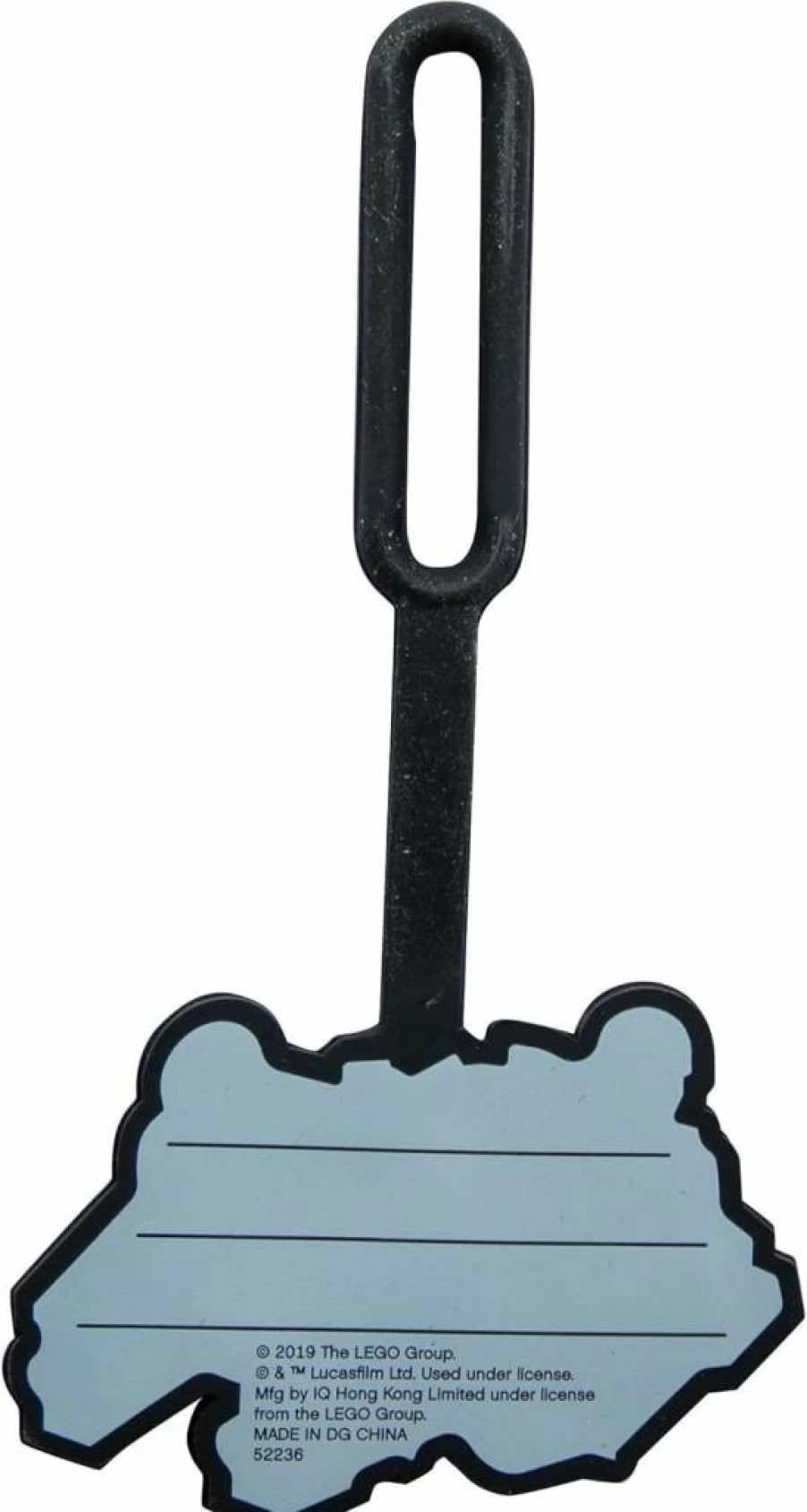 LEGO Star Wars Millennium Falcon Silicone Luggage Tag - Writable ID Surface, 5.75 Inch Travel Suitcase & Backpack Accessory (52236)