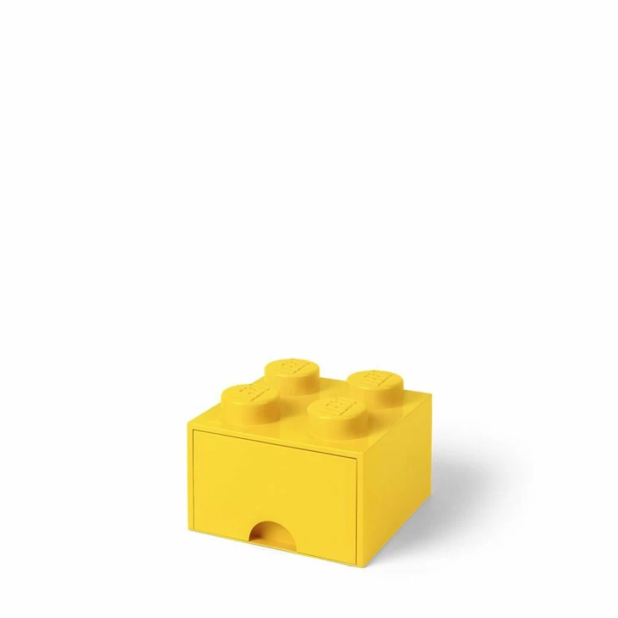 Lego Brick Drawer - Stackable Storage & Decor Organizer by Room Copenhagen - Black Brick 8 Design