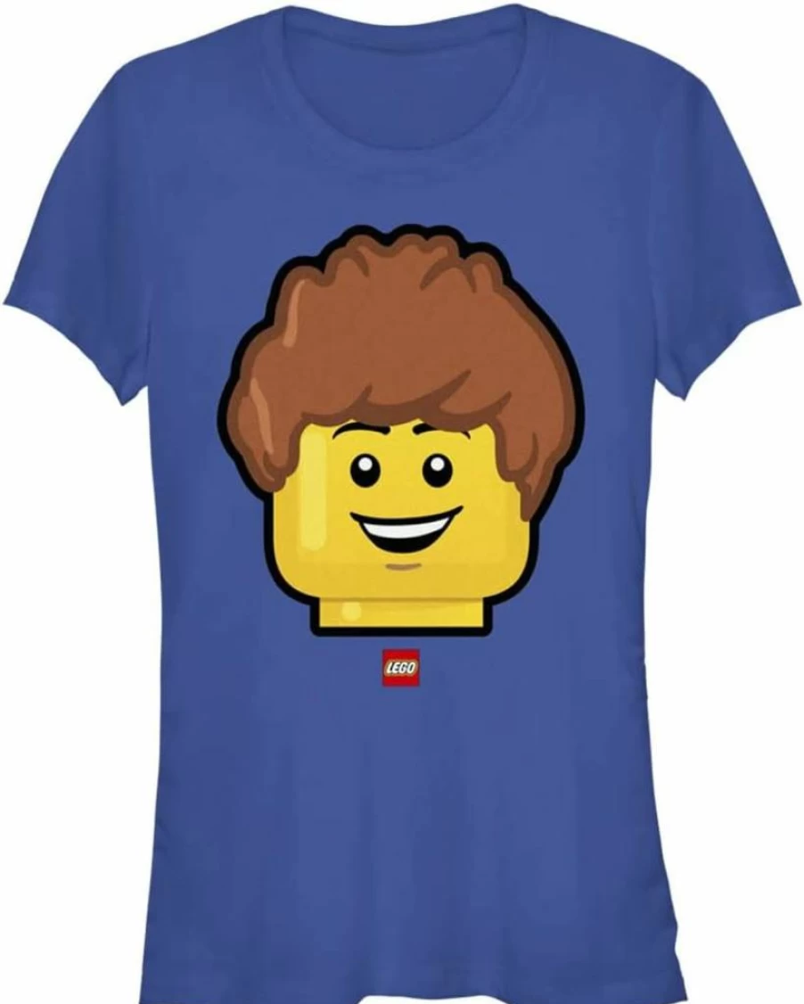 Fifth Sun Women's Lego Big Head Graphic Short Sleeve T-Shirt - Iconic Casual Tee