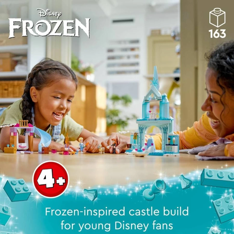 LEGO Disney Frozen Elsa's Ice Castle Building Set 43238 - Creative Construction Toy for Kids Ages 4+, Birthday Gift for Girls and Boys, Frozen 2 Inspired Playset