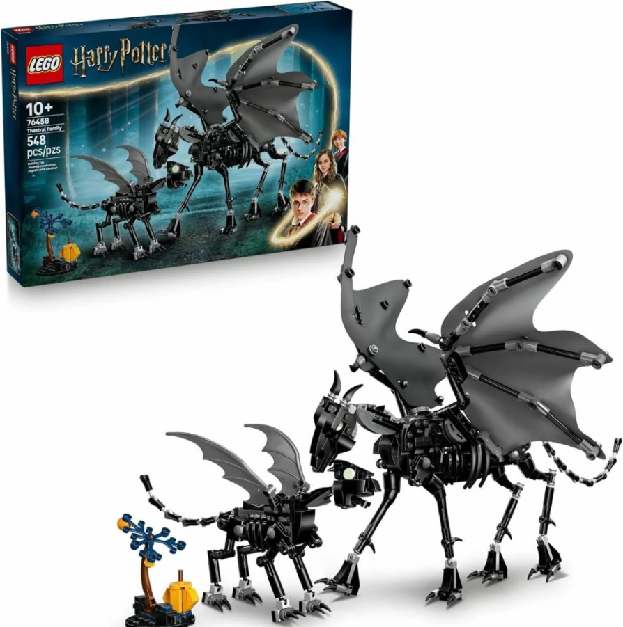 LEGO Harry Potter Thestral Carriage Building Set 76458 - Collectible Poseable Action Figures for Kids Ages 10+, Creative Pretend Play Gift for Boys and Girls, Hogwarts Themed Construction Toy