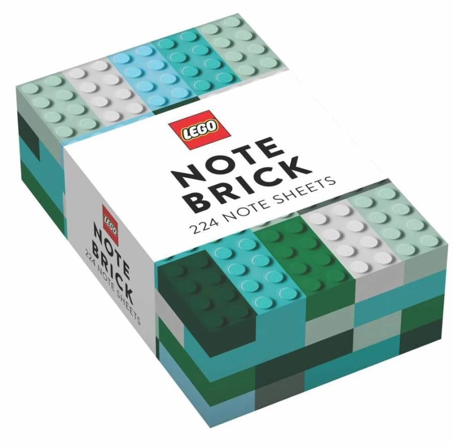Amazon Exclusive Lego Note Brick - Creative Building Blocks Set in Blue-Green, Inspired by Chronicle Books Collaboration