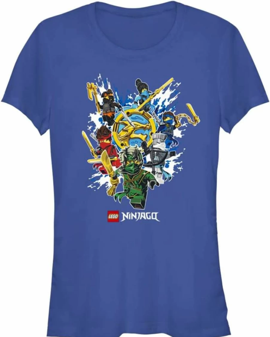 Fifth Sun Women's Lego Ninjago Graphic Short Sleeve T-Shirt | Casual Crewneck Tee
