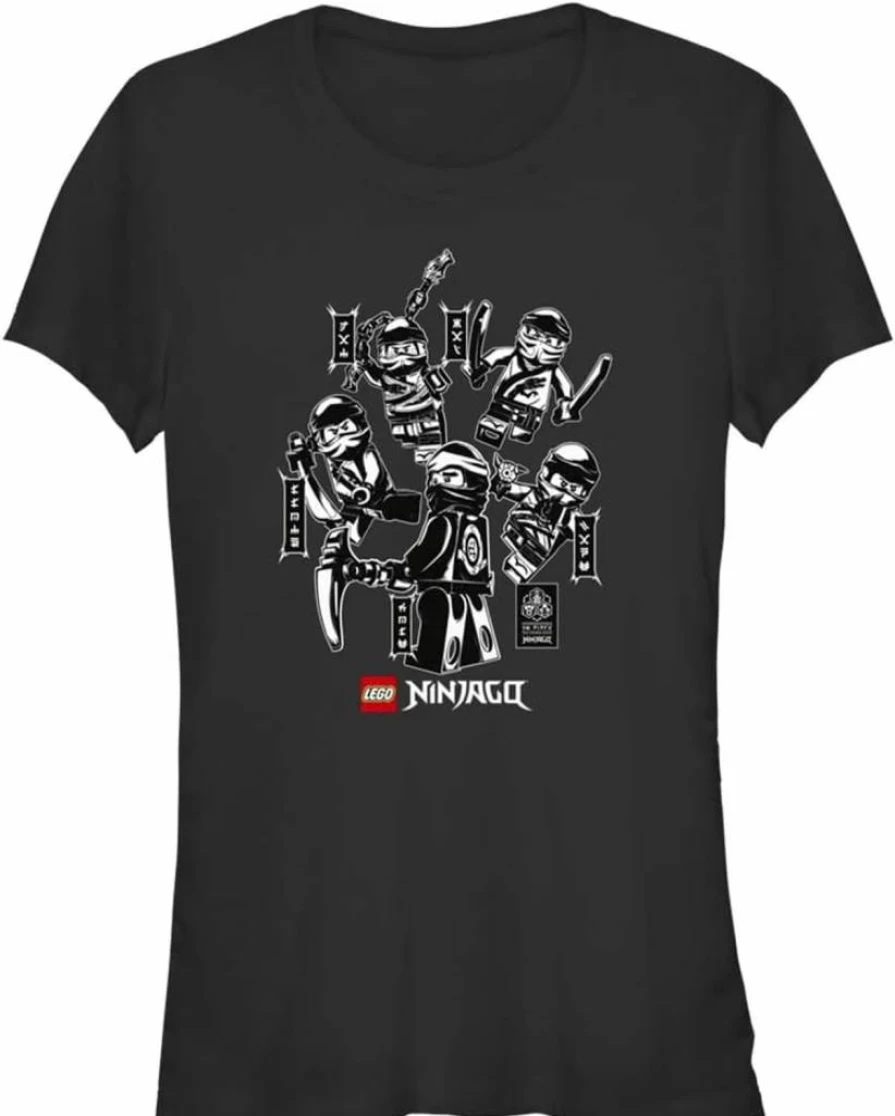 Fifth Sun Women's Lego Ninjago Graphic Short Sleeve T-Shirt | Casual Crewneck Tee