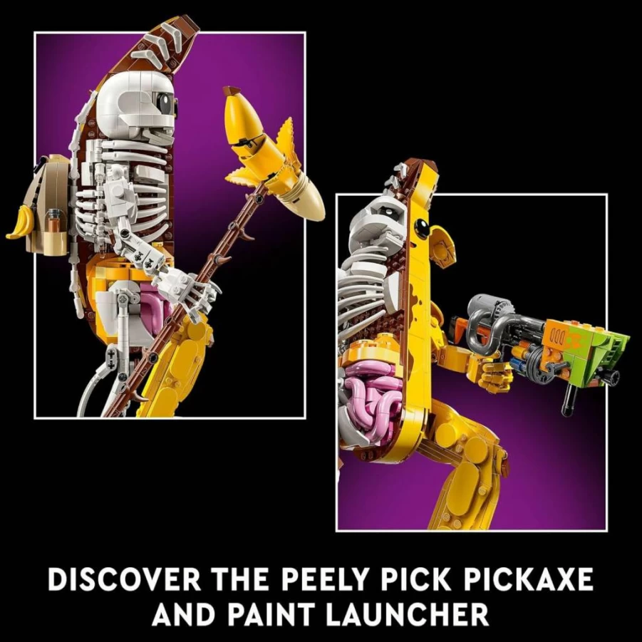 LEGO Fortnite Peely Bone Building Set 77072 - DIY Collectible Kit for Adults, Creative Home & Office Decor, Gift for Fortnite Fans Ages 18+