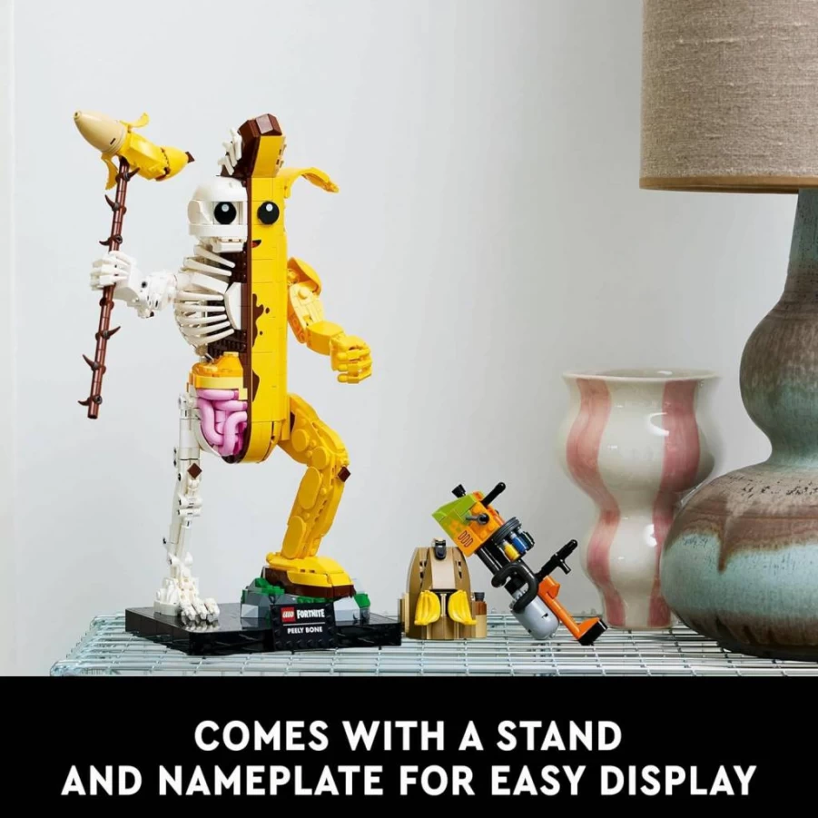LEGO Fortnite Peely Bone Building Set 77072 - DIY Collectible Kit for Adults, Creative Home & Office Decor, Gift for Fortnite Fans Ages 18+