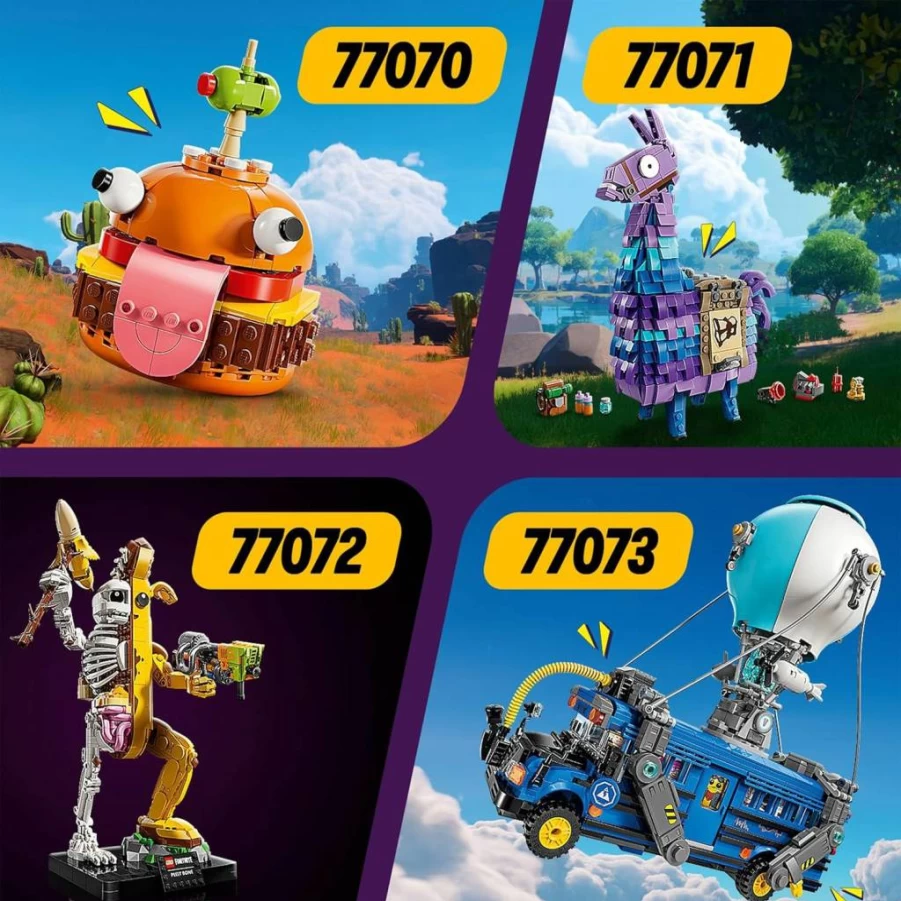 LEGO Fortnite Peely Bone Building Set 77072 - DIY Collectible Kit for Adults, Creative Home & Office Decor, Gift for Fortnite Fans Ages 18+