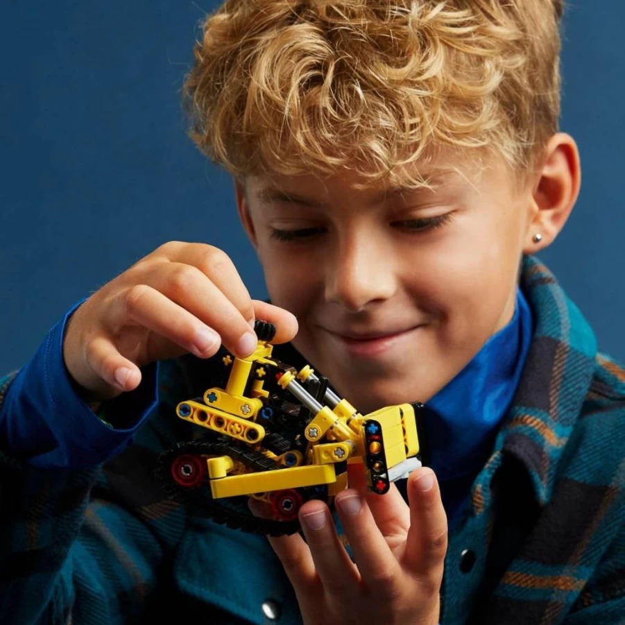 LEGO Technic 42163 Heavy-Duty Bulldozer Construction Toy Building Set for Kids Ages 7+, STEM Educational Gift for Boys and Girls