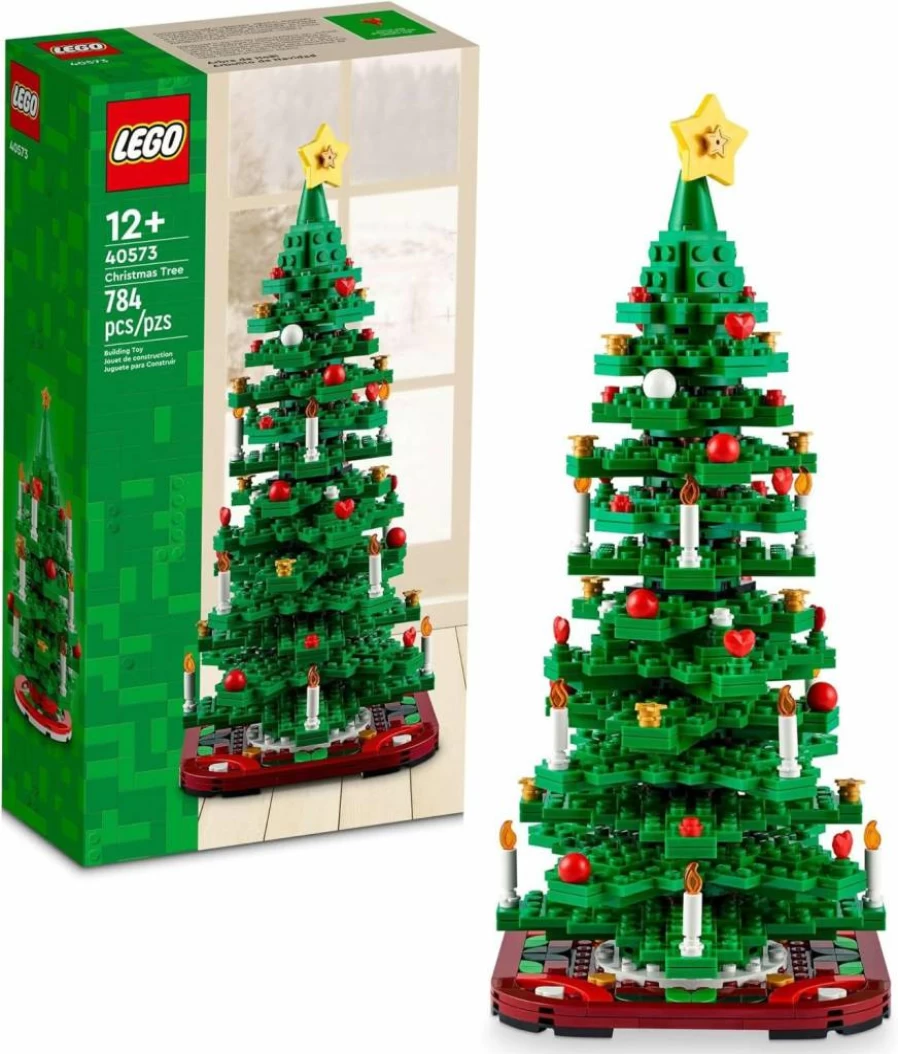 LEGO 40573 Mini Christmas Tree Building Set - Creative Holiday Tabletop Decor, STEM Toy Gift for Kids Ages 12+, Boys & Girls