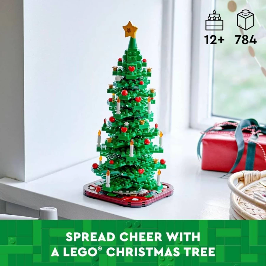 LEGO 40573 Mini Christmas Tree Building Set - Creative Holiday Tabletop Decor, STEM Toy Gift for Kids Ages 12+, Boys & Girls