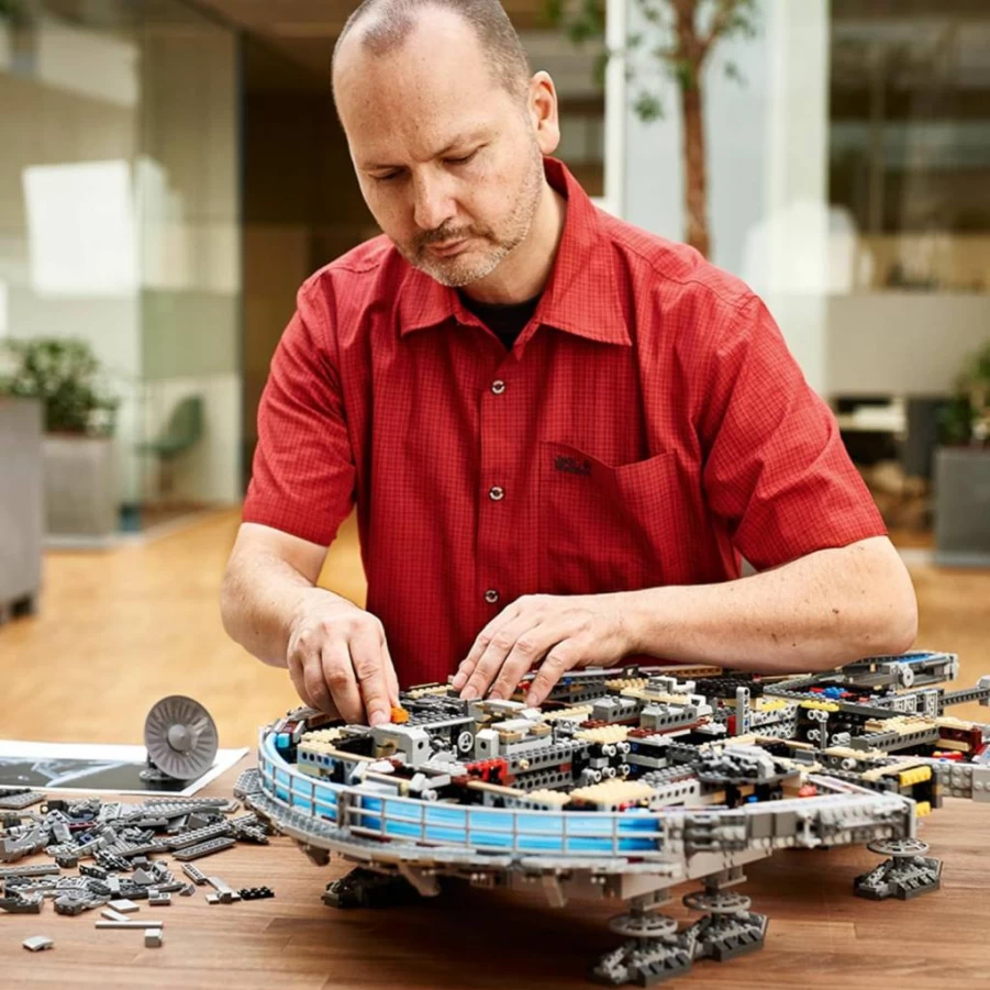 LEGO Star Wars Millennium Falcon 75192 Ultimate Collector's Series Building Set for Adults - 7541-Piece Model Kit for Display, Gift for Groom, Wedding, or Star Wars Fans