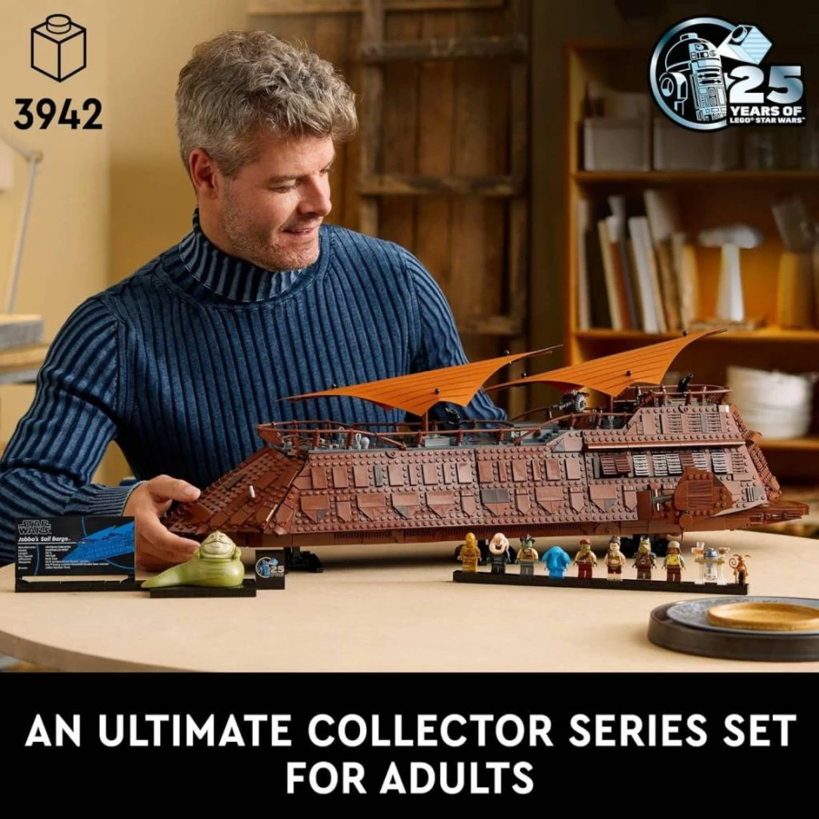 LEGO Star Wars Jabba's Sail Barge 75397 Building Set for Adults - 3942-Piece Collectible Star Wars Ship Model Kit for Fans - Creative Display Gift for Men & Women