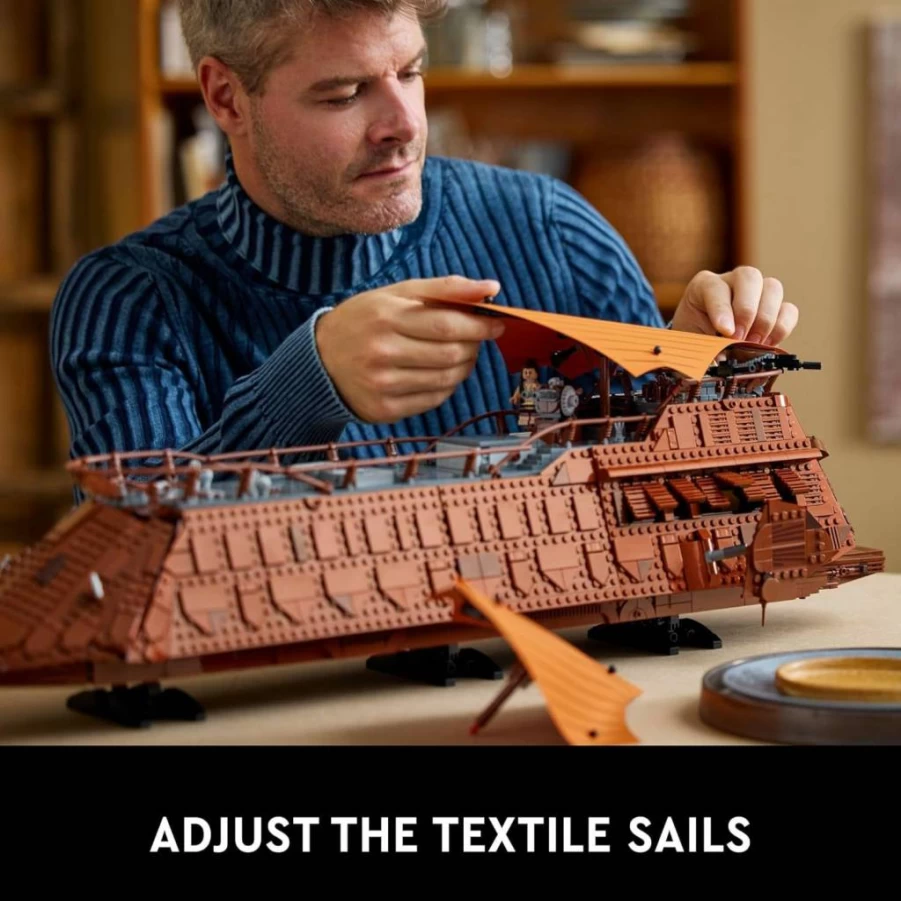 LEGO Star Wars Jabba's Sail Barge 75397 Building Set for Adults - 3942-Piece Collectible Star Wars Ship Model Kit for Fans - Creative Display Gift for Men & Women