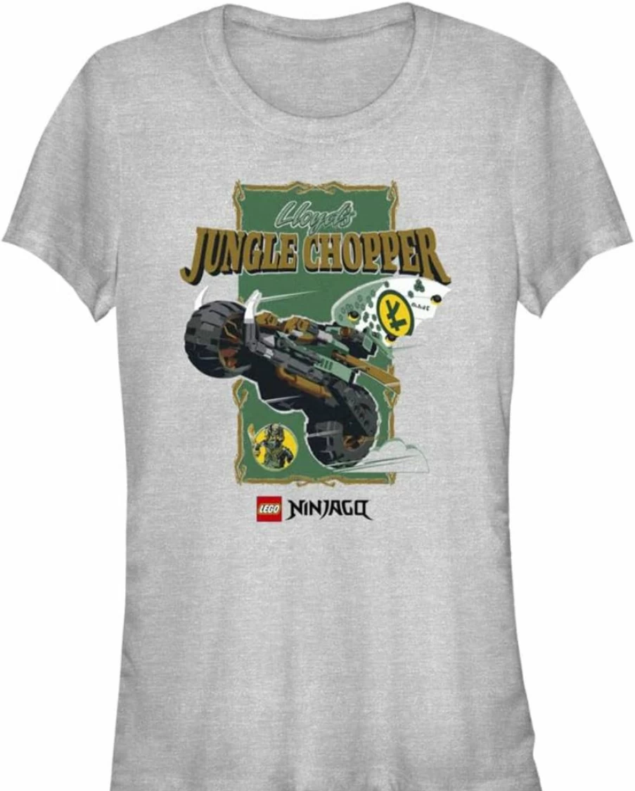 Fifth Sun Women's Lego Ninjago Jungle Chopper Graphic Short Sleeve T-Shirt