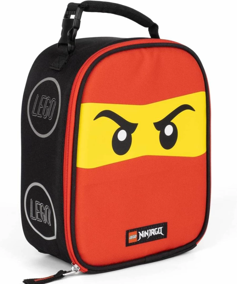 LEGO Ninjago Insulated Lunch Box for Kids - Reusable Soft Lunch Bag for School, Travel, Picnics - Keeps Food & Drinks Cold - Boys & Girls Meal Tote Container