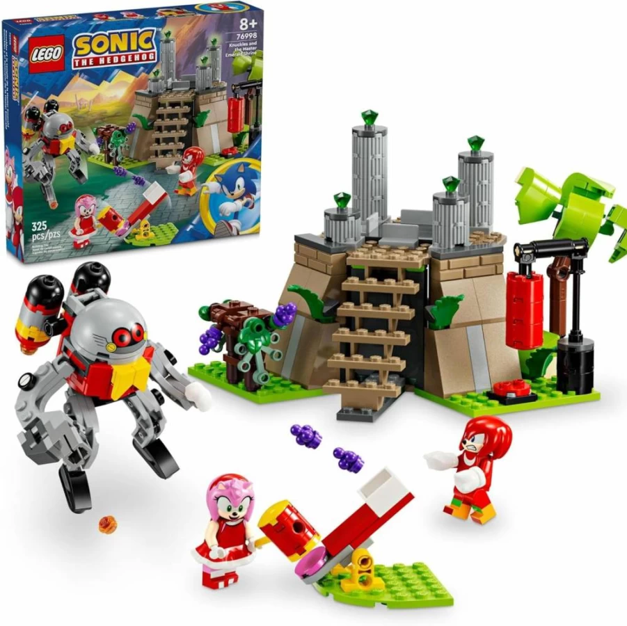 LEGO 76998 Sonic The Hedgehog Building Set with Knuckles, Master Emerald Shrine & 2 Sonic Figures, Gift for Kids Ages 8+