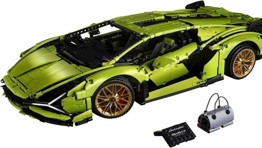 LEGO Technic Lamborghini Sian FKP 37 42115 Super Car Building Kit for Adults – 1:8 Scale Model Set with Moving Parts, Collector’s Display for Home or Office