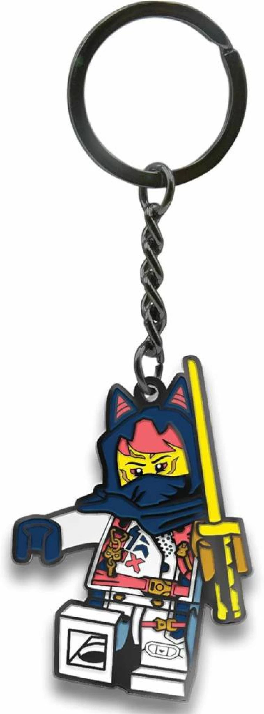 IQ Ninjago Sora Enamel Keychain (53340) - Durable Car Keys, Backpack, Purse Accessory, Collectible Gift