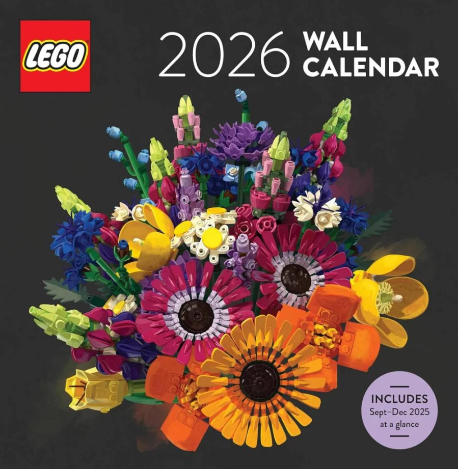 Amazon Exclusive LEGO 2026 Wall Calendar - Official Monthly Planner with LEGO Themes