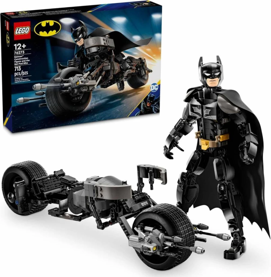 LEGO DC Batman The Dark Knight Bat-Pod Bike Building Set 76273 - Superhero Construction Toy for Kids Ages 12+, Batman Action Figure Gift for Boys & Girls