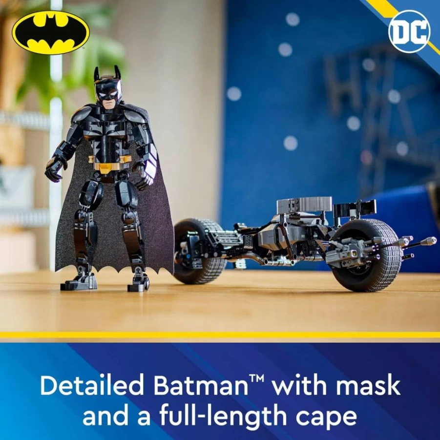 LEGO DC Batman The Dark Knight Bat-Pod Bike Building Set 76273 - Superhero Construction Toy for Kids Ages 12+, Batman Action Figure Gift for Boys & Girls