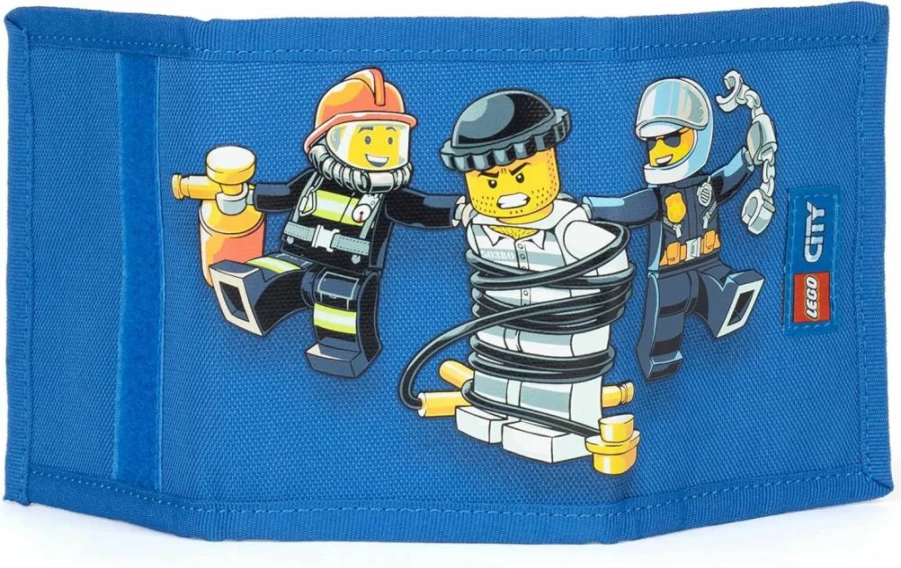 LEGO Ninjago Kids Wallet with Clear ID Window, Card Pockets & Hook Loop Closure – Unisex Trifold for Boys and Girls