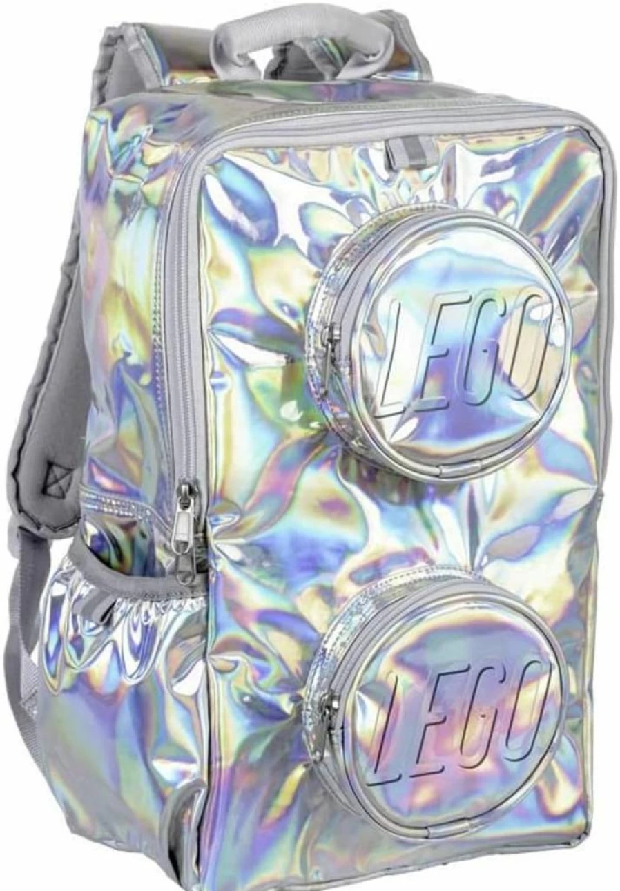 LEGO Holographic Brick Backpack - Official LEGO Brand Collectible & Stylish Kids Backpack