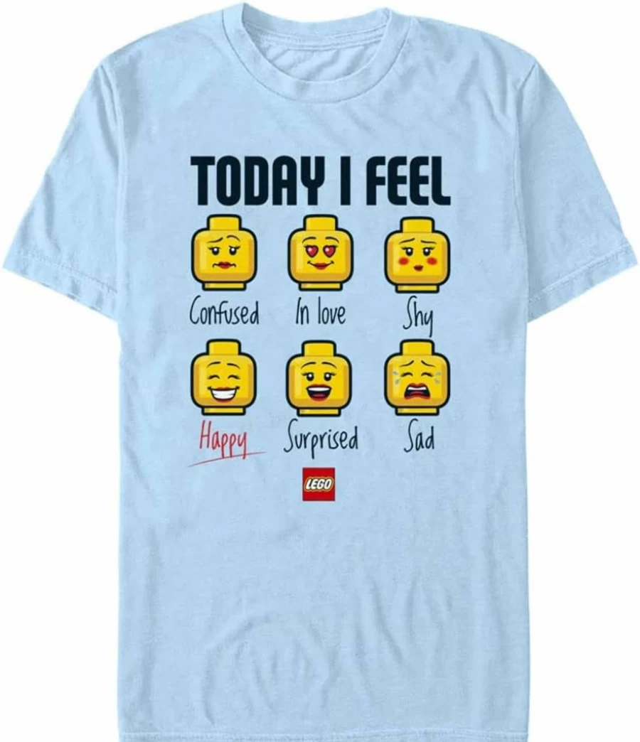 Fifth Sun LEGO Inspired Graphic Short Sleeve T-Shirt for Men and Women
