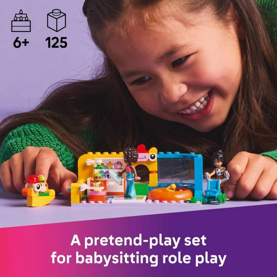 LEGO Friends Aliya's Playroom Building Set 42645 - Creative Pretend Play Toy with 2 Mini-Dolls, Baby Figure & Stroller - Best Gift for Kids Ages 6+ (Girls & Boys) - Fun Birthday Present Idea