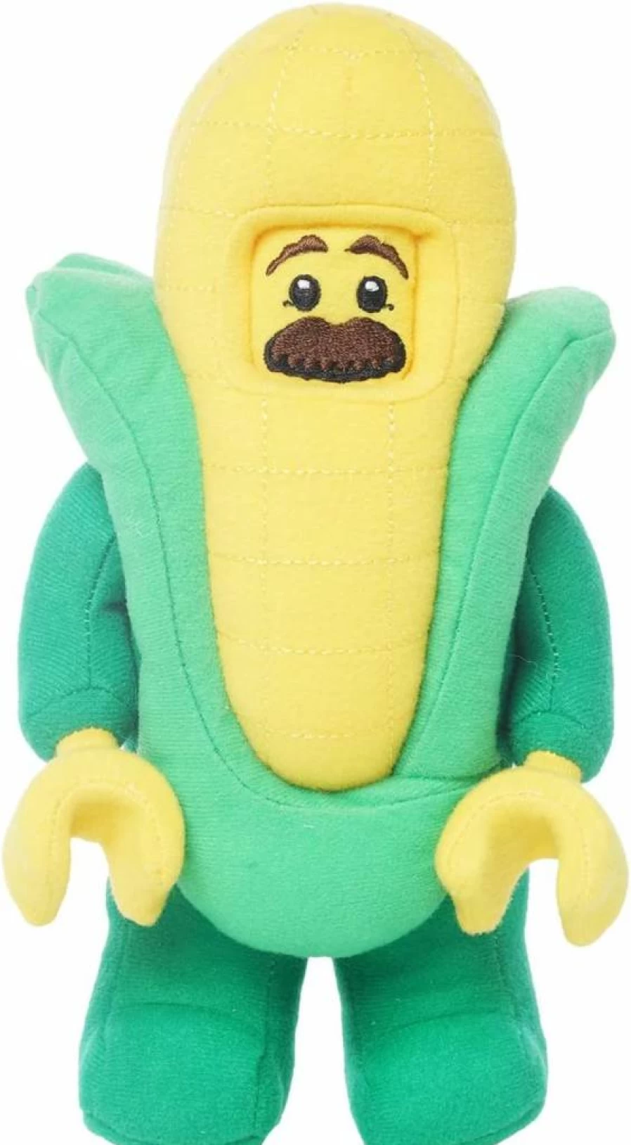 Manhattan Toy Lego Minifigure Corn Cob Guy 9.5 Inch Plush Stuffed Toy Character