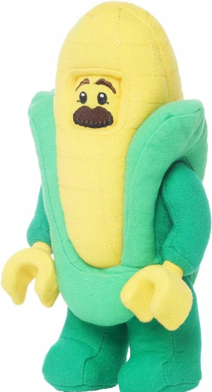 Manhattan Toy Lego Minifigure Corn Cob Guy 9.5 Inch Plush Stuffed Toy Character