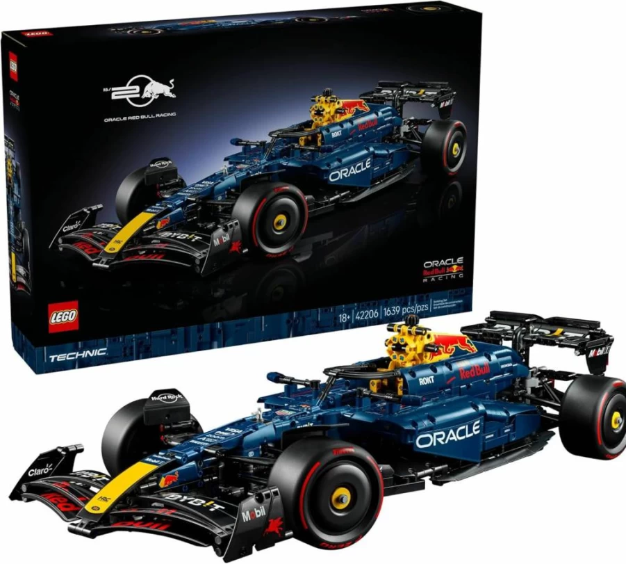 LEGO Technic Red Bull Racing RB20 F1 Car Building Set 42206 - Realistic Formula 1 Model Kit for Adults, Ages 18+ - Perfect Gift for Groomsmen & Racing Fans