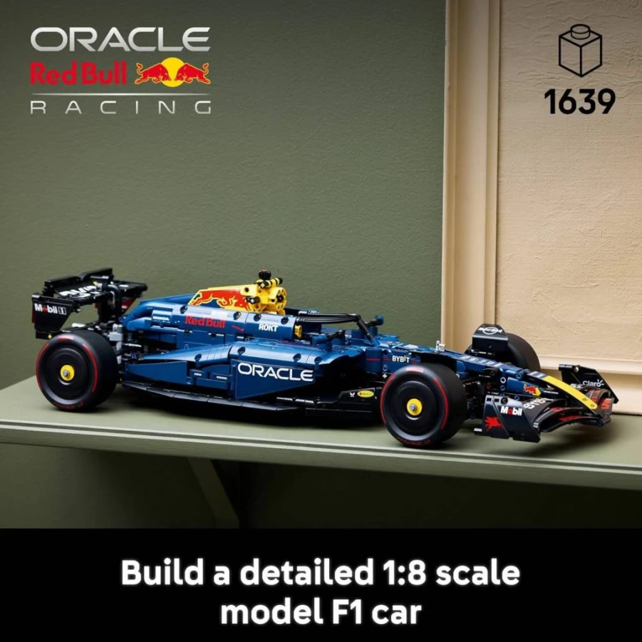 LEGO Technic Red Bull Racing RB20 F1 Car Building Set 42206 - Realistic Formula 1 Model Kit for Adults, Ages 18+ - Perfect Gift for Groomsmen & Racing Fans