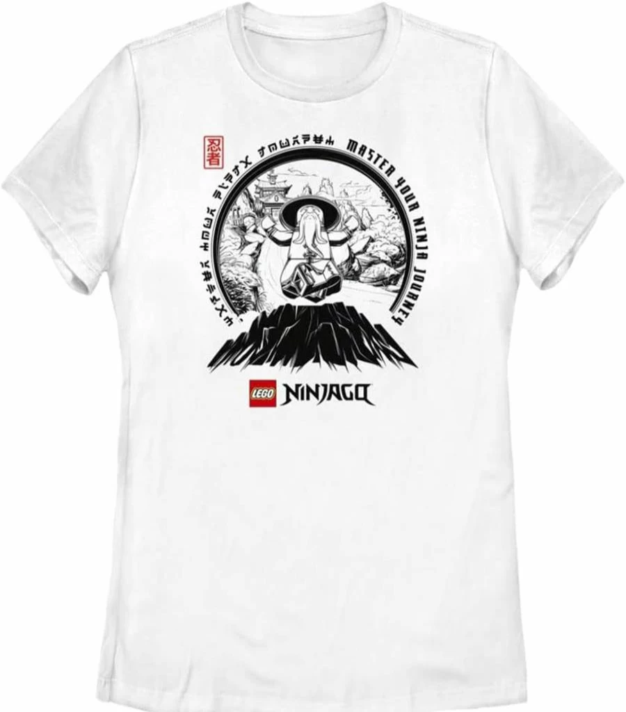 Fifth Sun Women's Short Sleeve T-Shirt - Lego Ninjago Meditation Design
