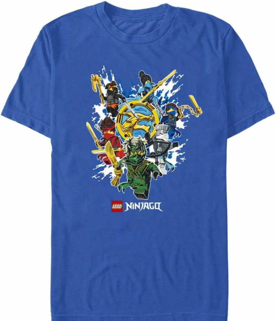 Fifth Sun Men's Lego Ninjago Ninja Group Graphic Short Sleeve T-Shirt