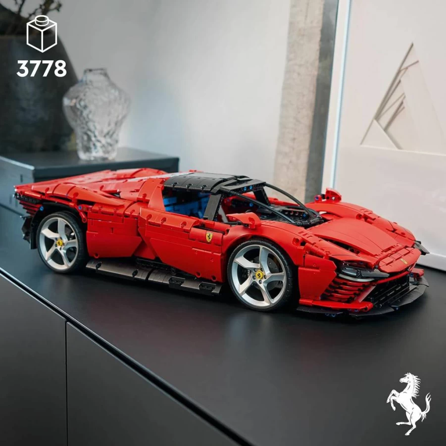 LEGO Technic Ferrari Daytona SP3 42143 1:8 Scale Race Car Building Kit for Adults, Ultimate Collector’s Model Car, Perfect Gift for Car Lovers, Fathers Day & Anniversary